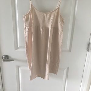 Short beige dress